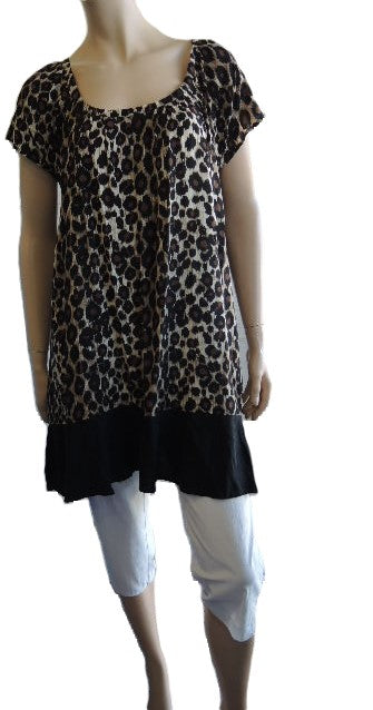 Rayon Animal Print Top