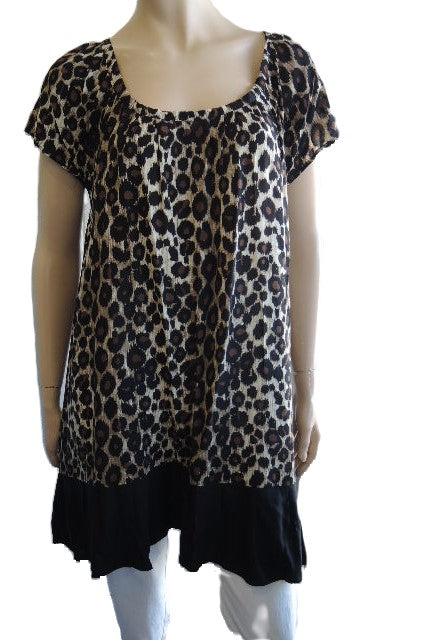 Rayon Animal Print Top