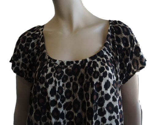 Rayon Animal Print Top