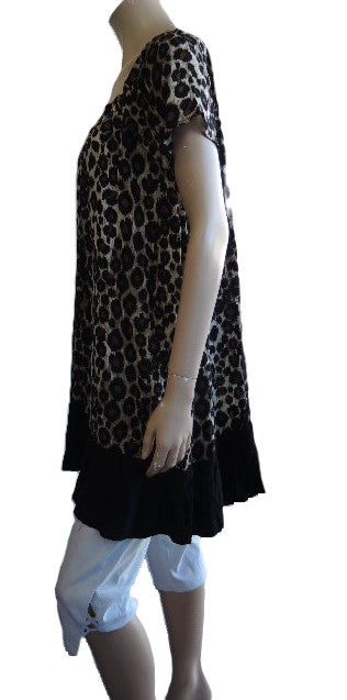 Rayon Animal Print Top