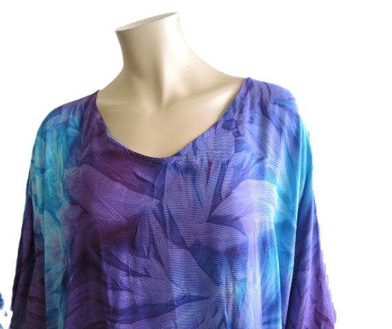 Purple Tie Dyed Kaftan