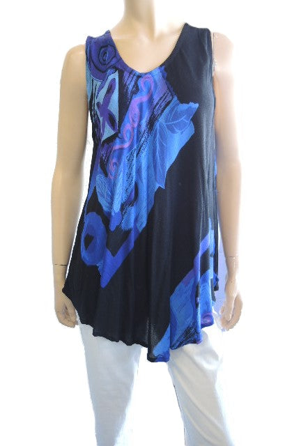 Cool Crinkle Rayon Sleeveless Top