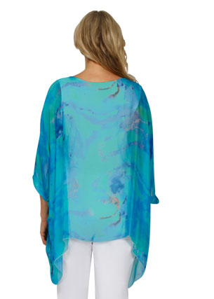 E'Talia Silk Kaftan Top