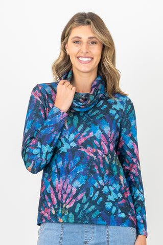 Renoma Soft Knit Top with Snood