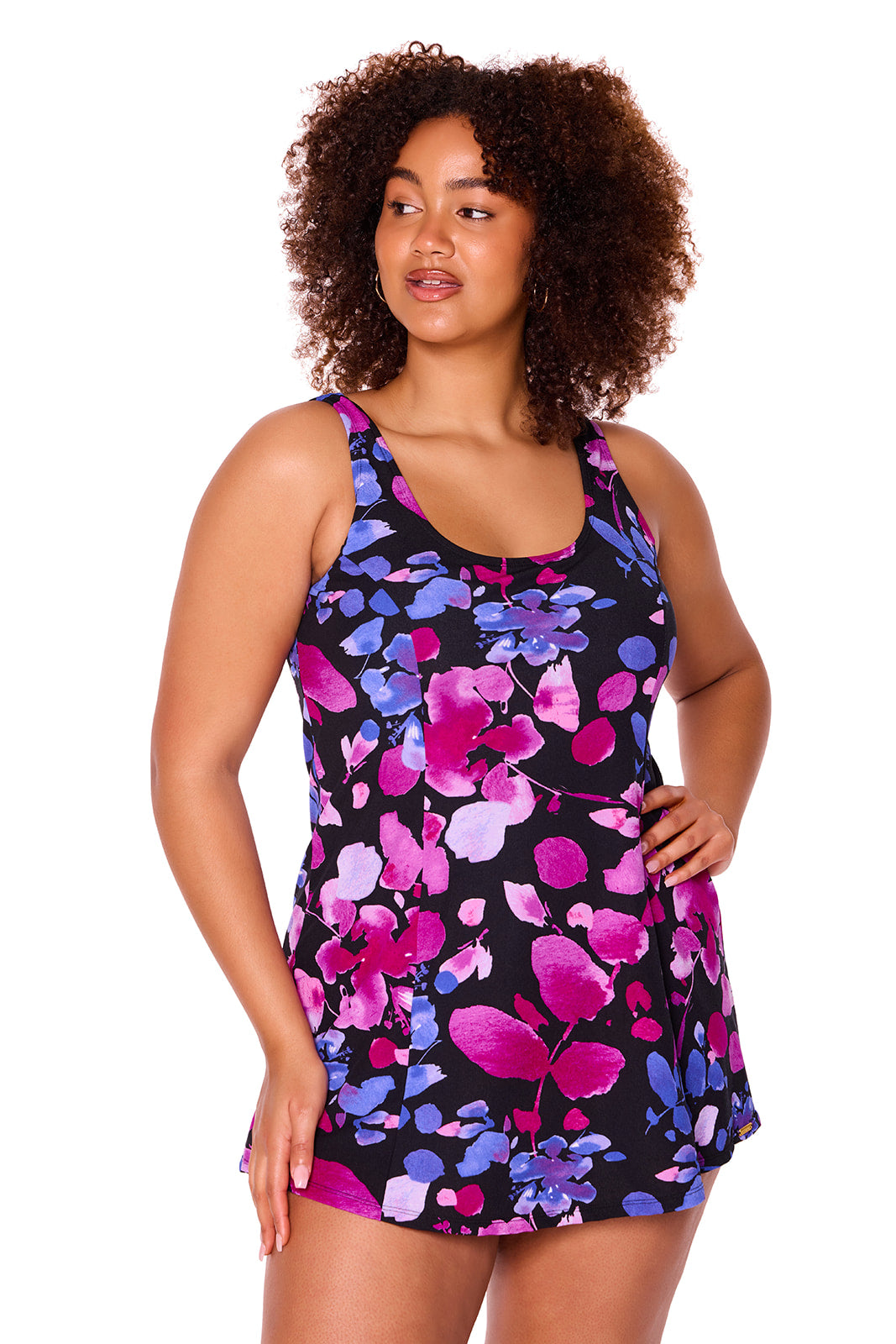 Genevieve Paper Flowers Swimdress