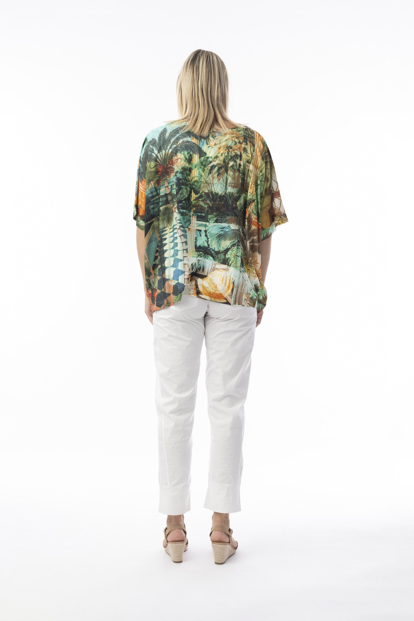Orientique Vintage Tropical Top