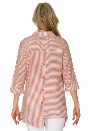 Emily Adams Cotton Spliced Shirt