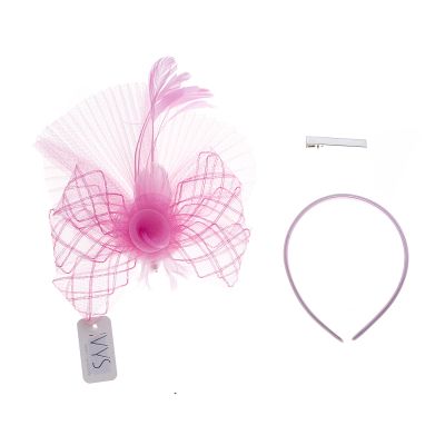 Stylish Fascinator (Pink or Green)