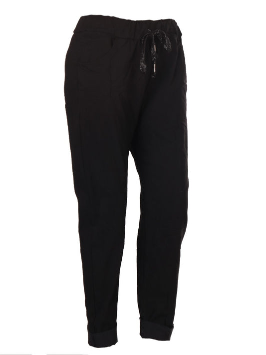 Italian Made Magic Pants (Black, Navy, Mocha)