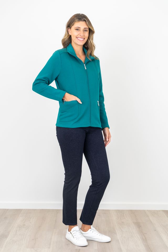 Renoma Fleecy Lined Zip Front Jacket