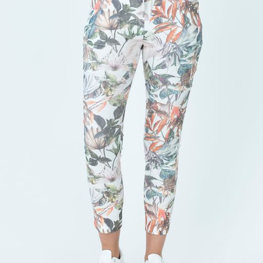 Renoma Stretch Floral Pants