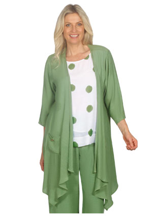 Jillian Breeze Long Jacket (Many colours)