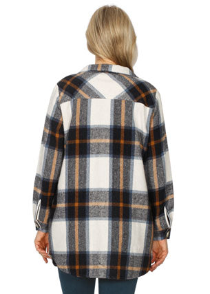 Emily Adams Longer Check Jacket