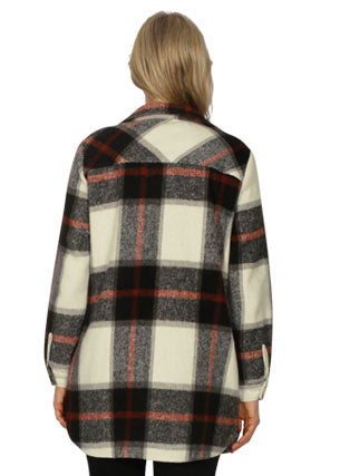 Emily Adams Longer Check Jacket