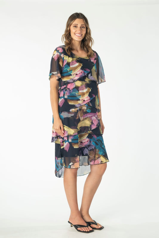 Vivid Layered Wonder Dress