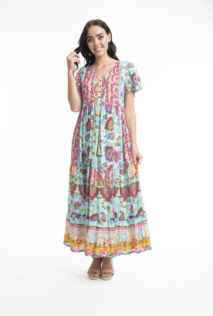 Orientique Rayon Maxi Dress