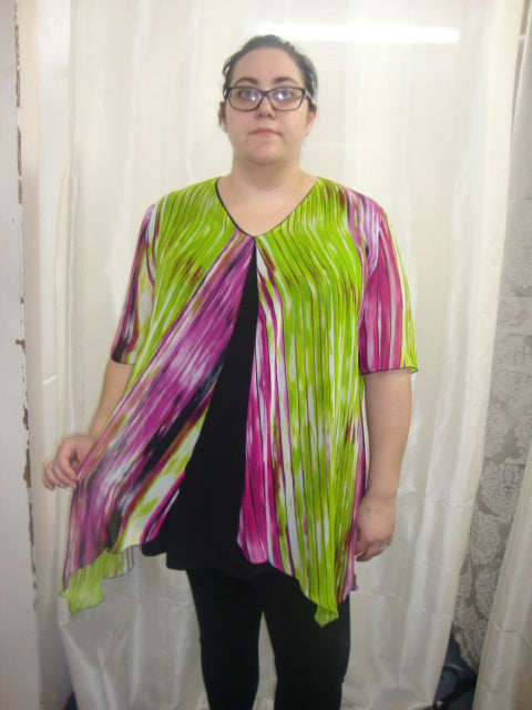 SHELZ CHIFFON TOP