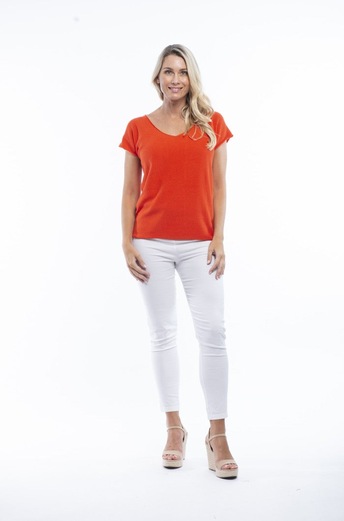 Orientique Cotton Knit Top