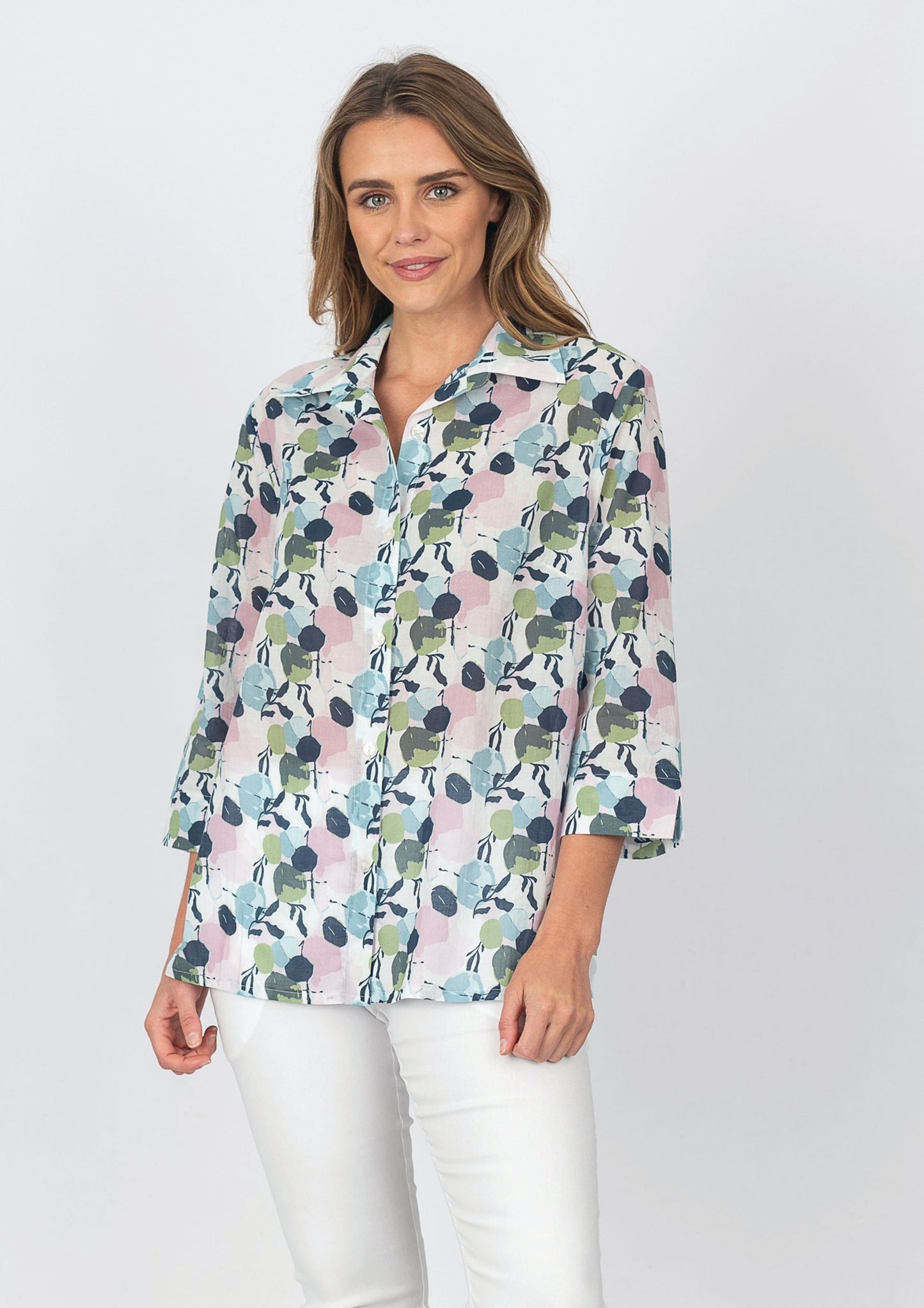 allan Cool Cotton Blouse