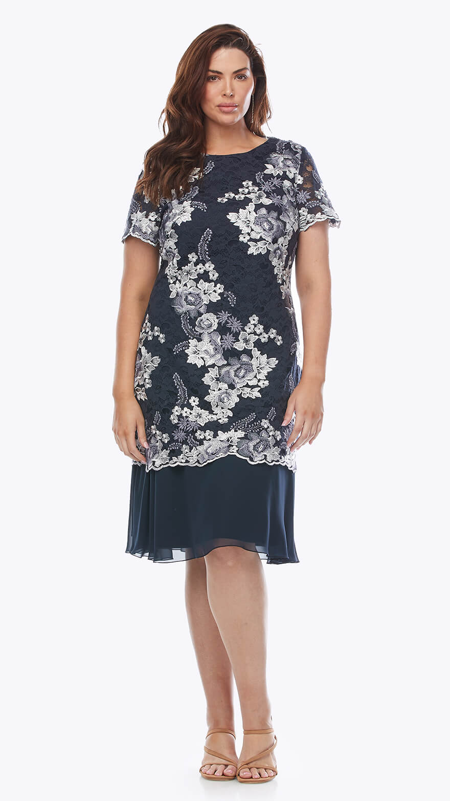 Layla Jones Embroidered Lace Dress