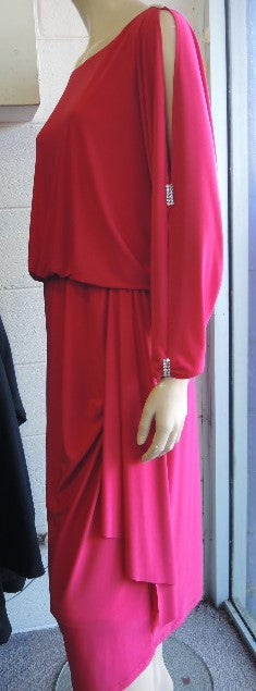 Layla Jones Red Jersey Dress