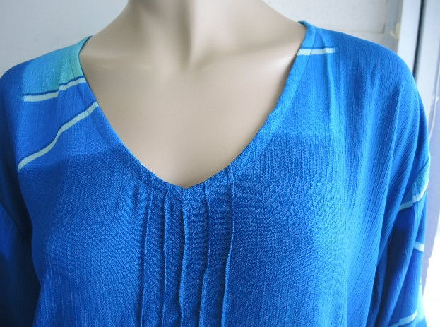 Longer Length Crinkle Rayon Top